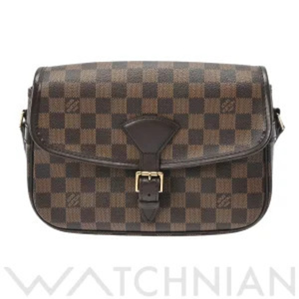 Louis Vuitton Damier Sologne Brown Canvas Shoulder Bag